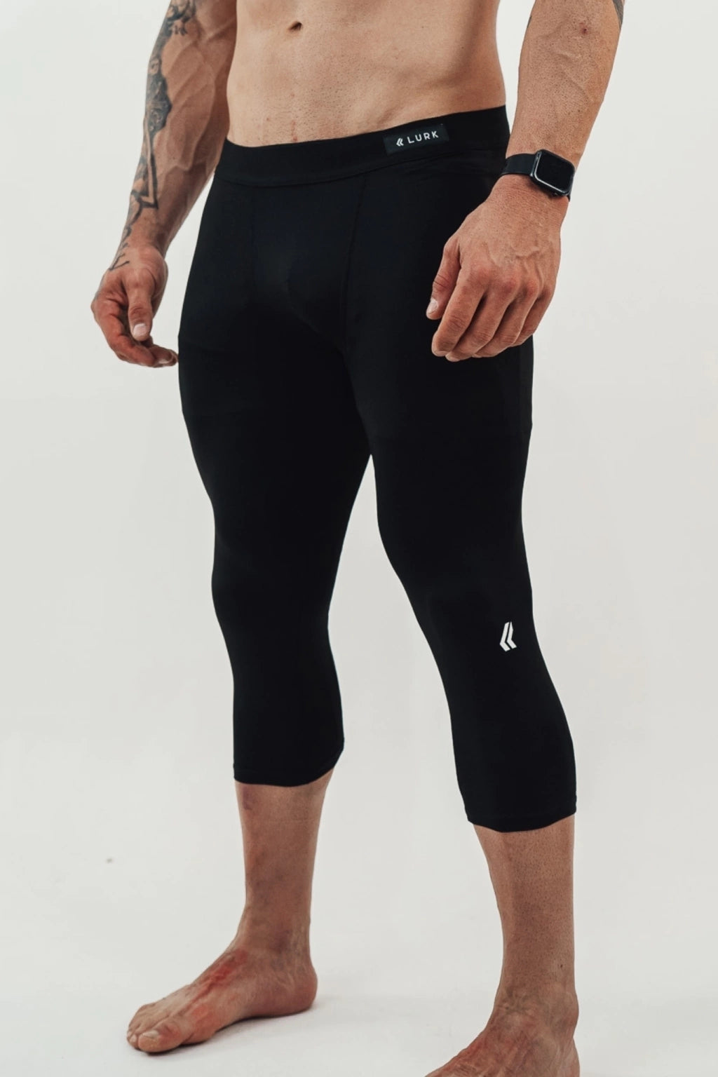 Calça Lycra 3/4 Preta