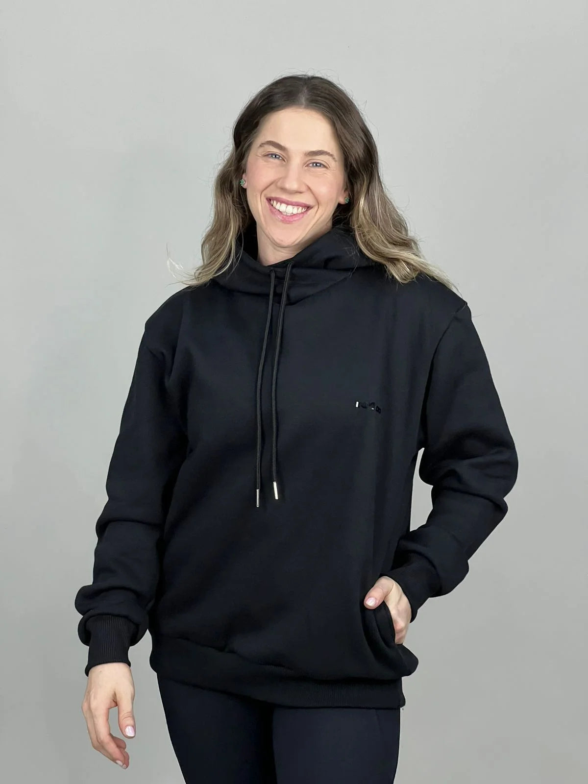 Casaco Moletom Preto