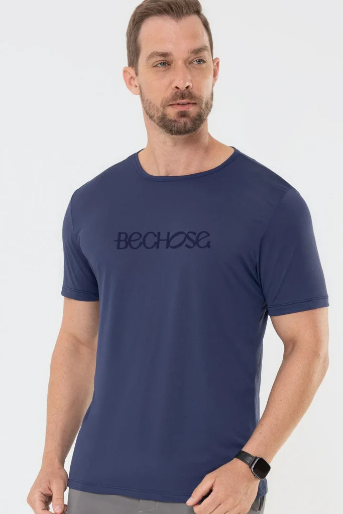 Camiseta Dry Basica Marinho