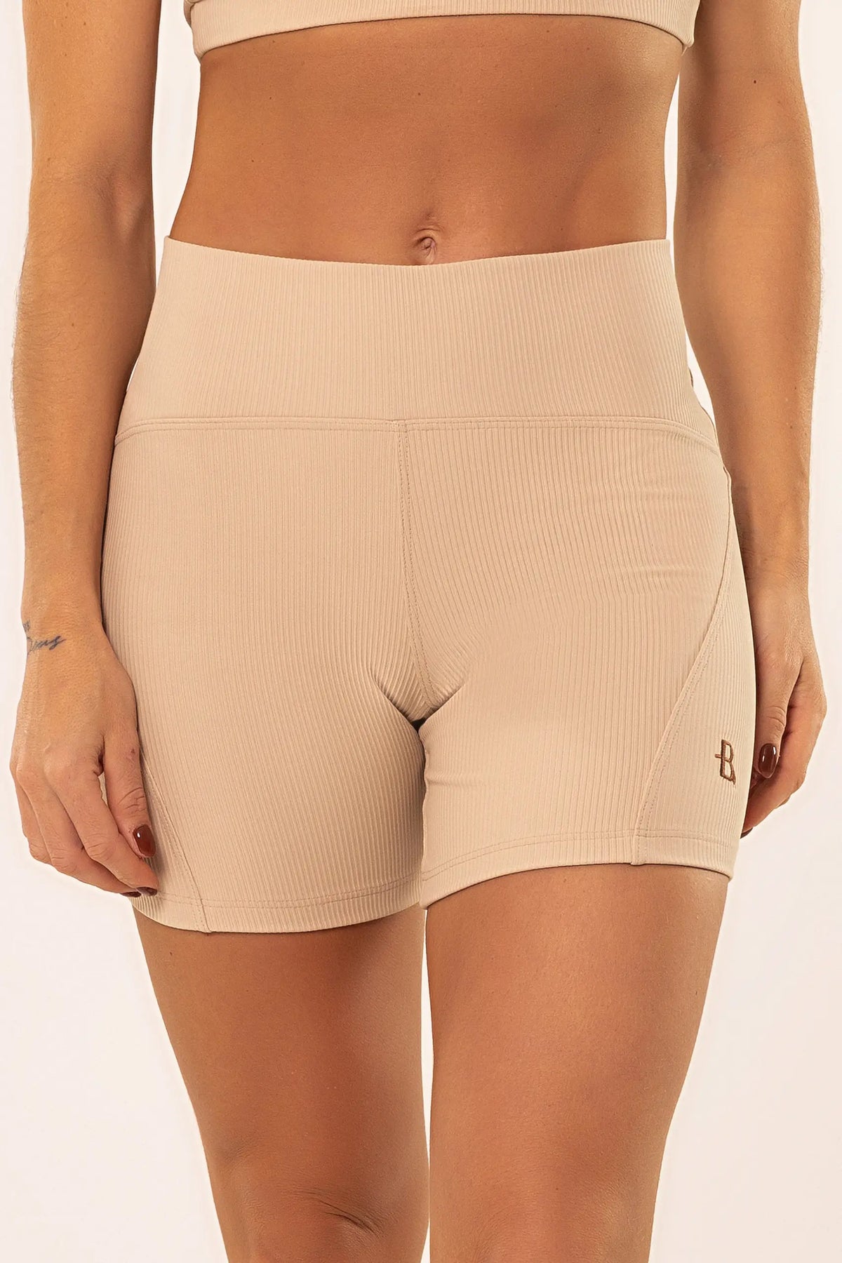 Shorts Lotus Cream Canelado