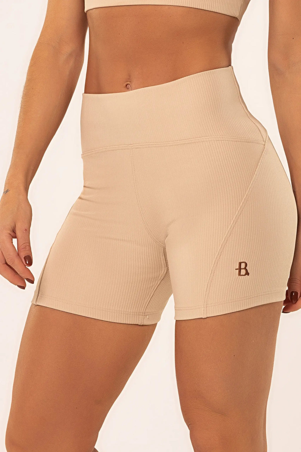 Shorts Lotus Cream Canelado