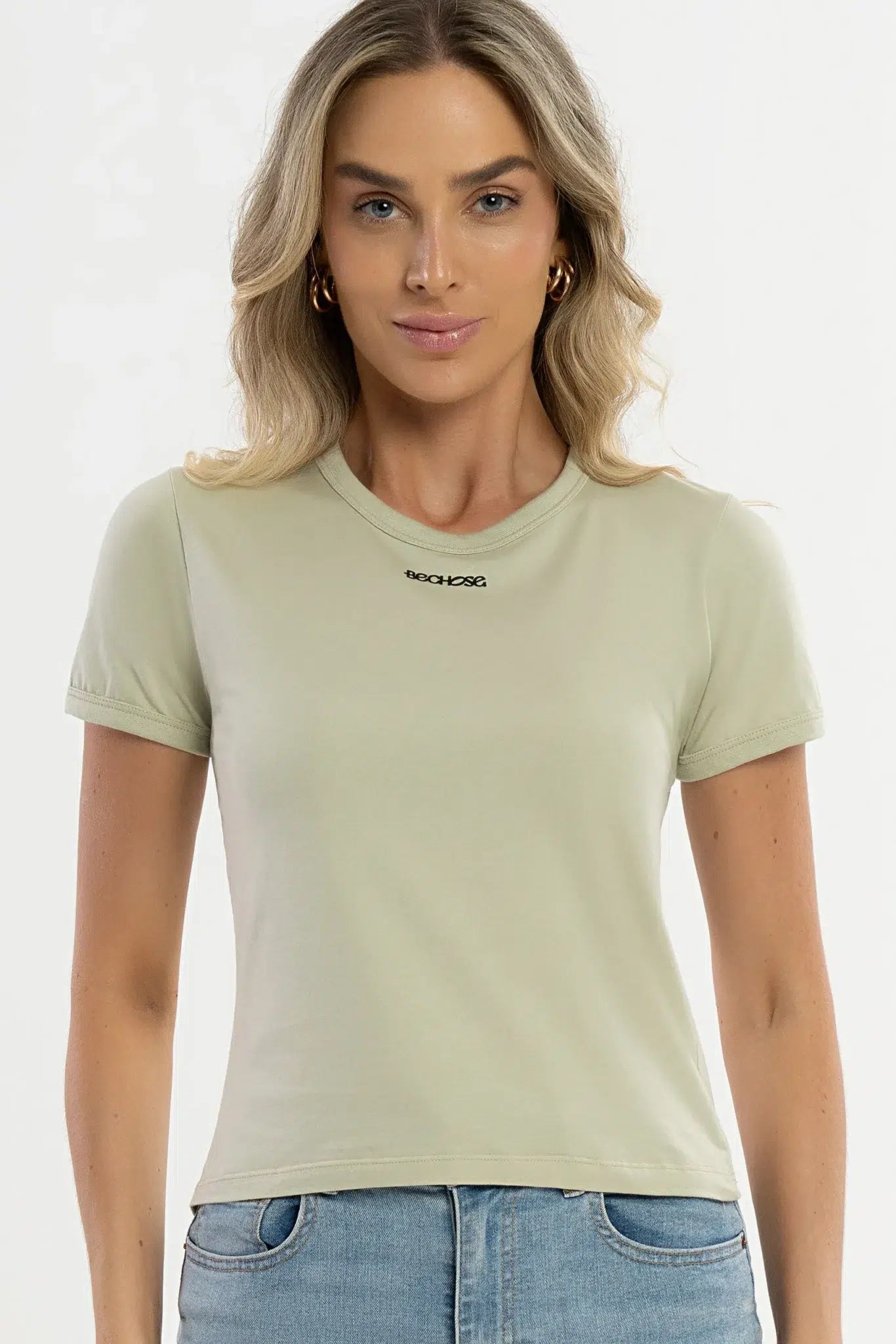Blusa Pima Dália Moss Gray