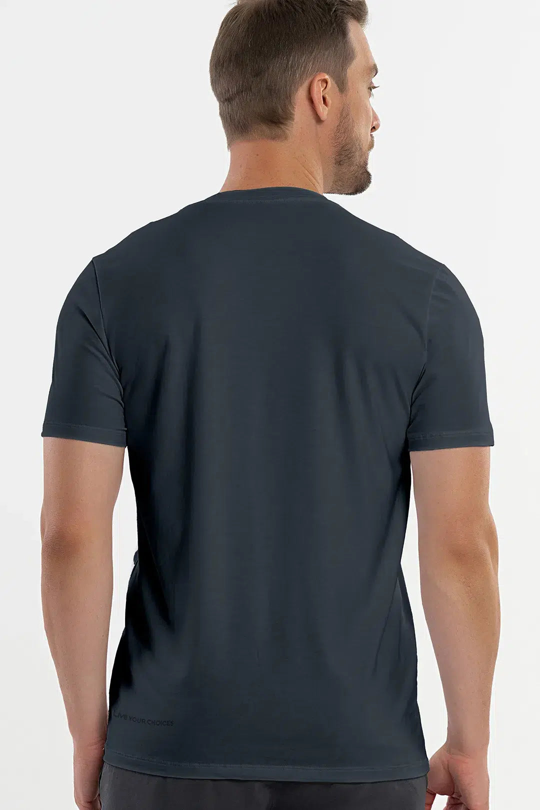 Camiseta Pima Carvalho Chumbo