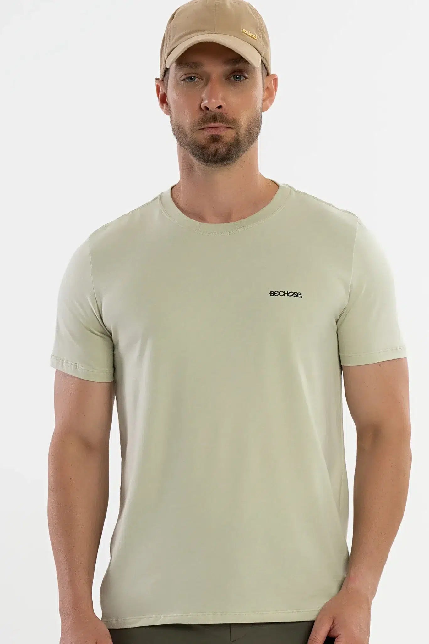 Camiseta Pima Carvalho Moss Gray
