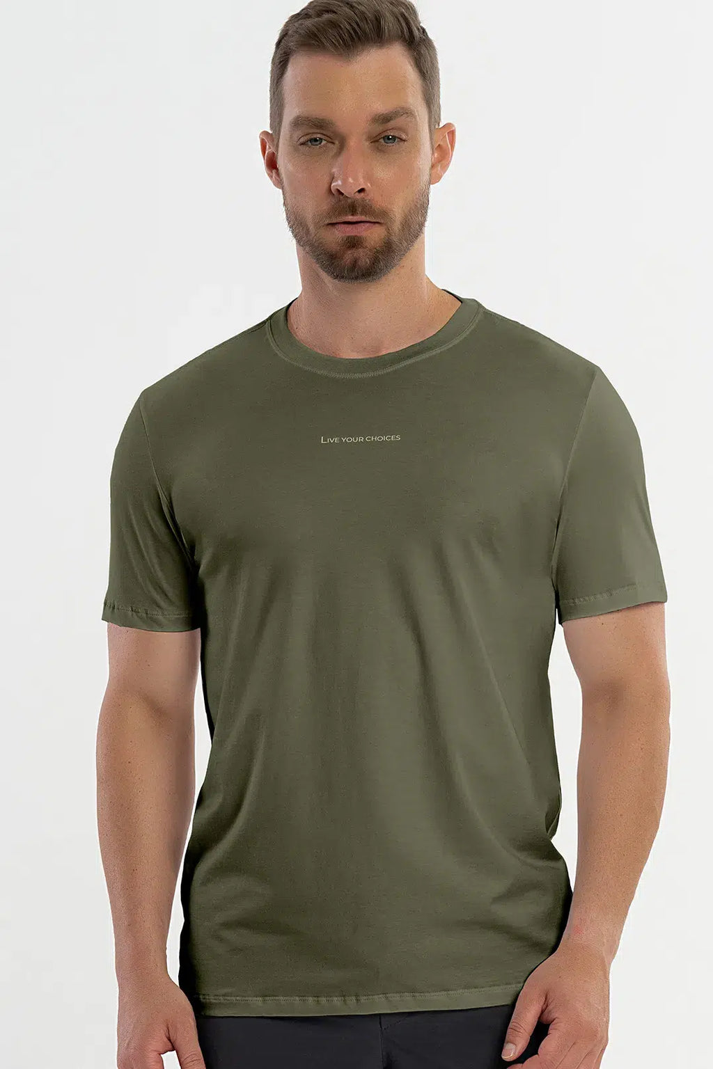 Camiseta Pima Carvalho Verde Croco