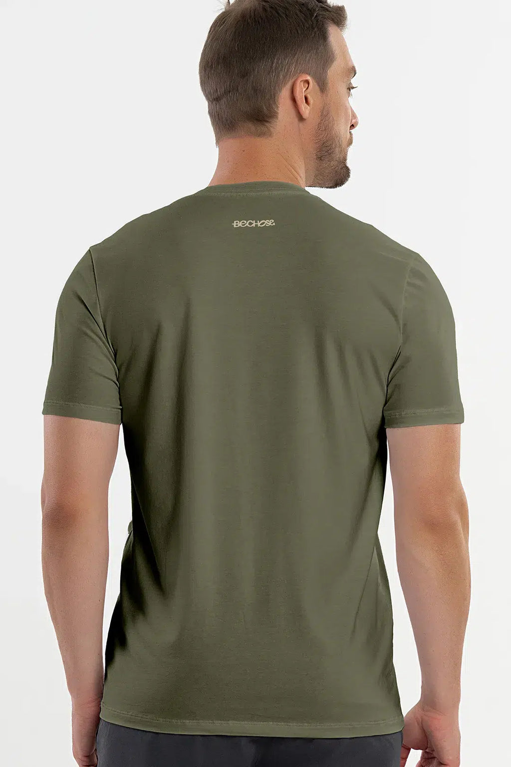 Camiseta Pima Carvalho Verde Croco