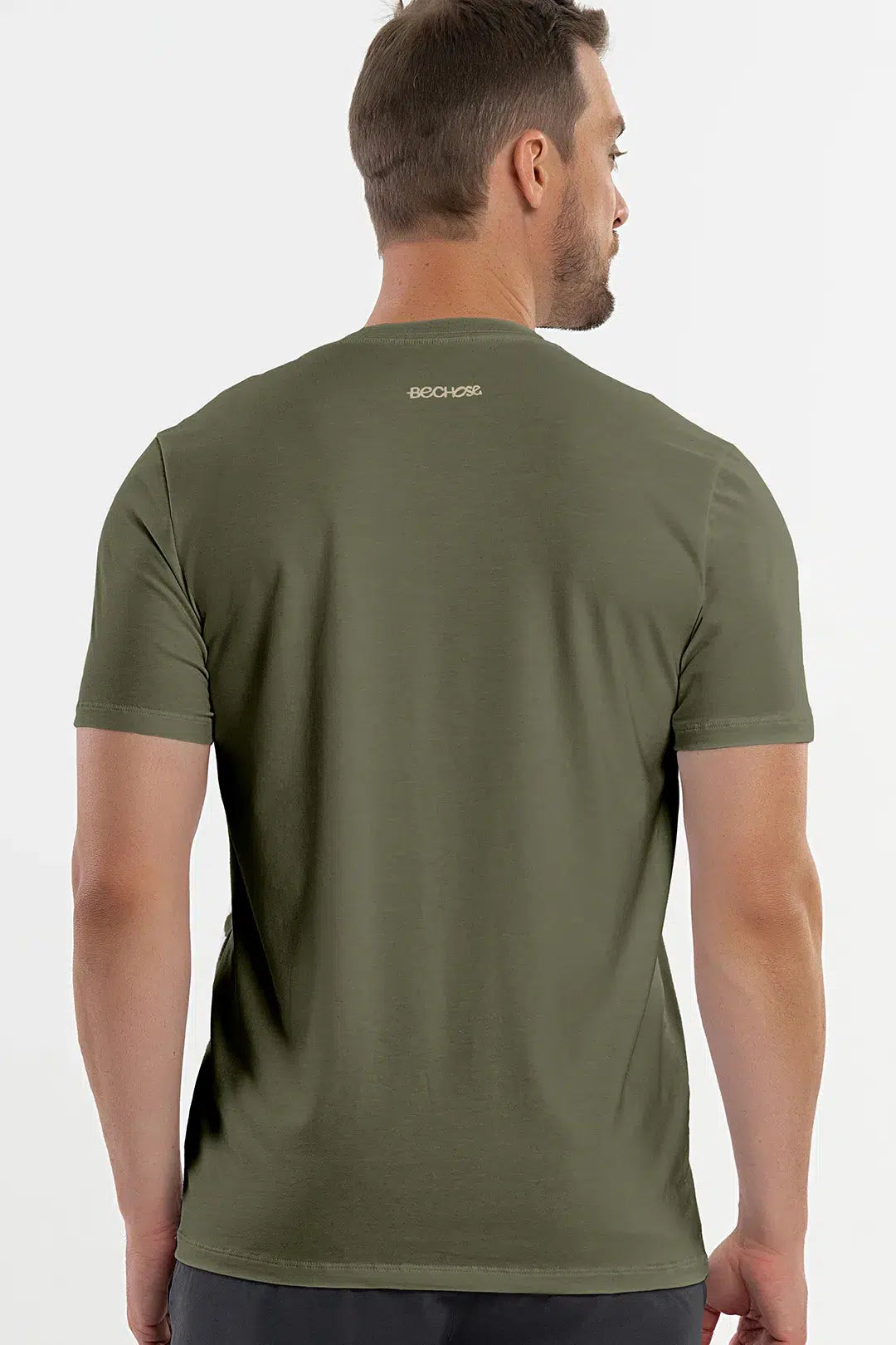 Camiseta Pima Carvalho Verde Croco