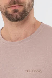 Camiseta Casual Tech Taupe