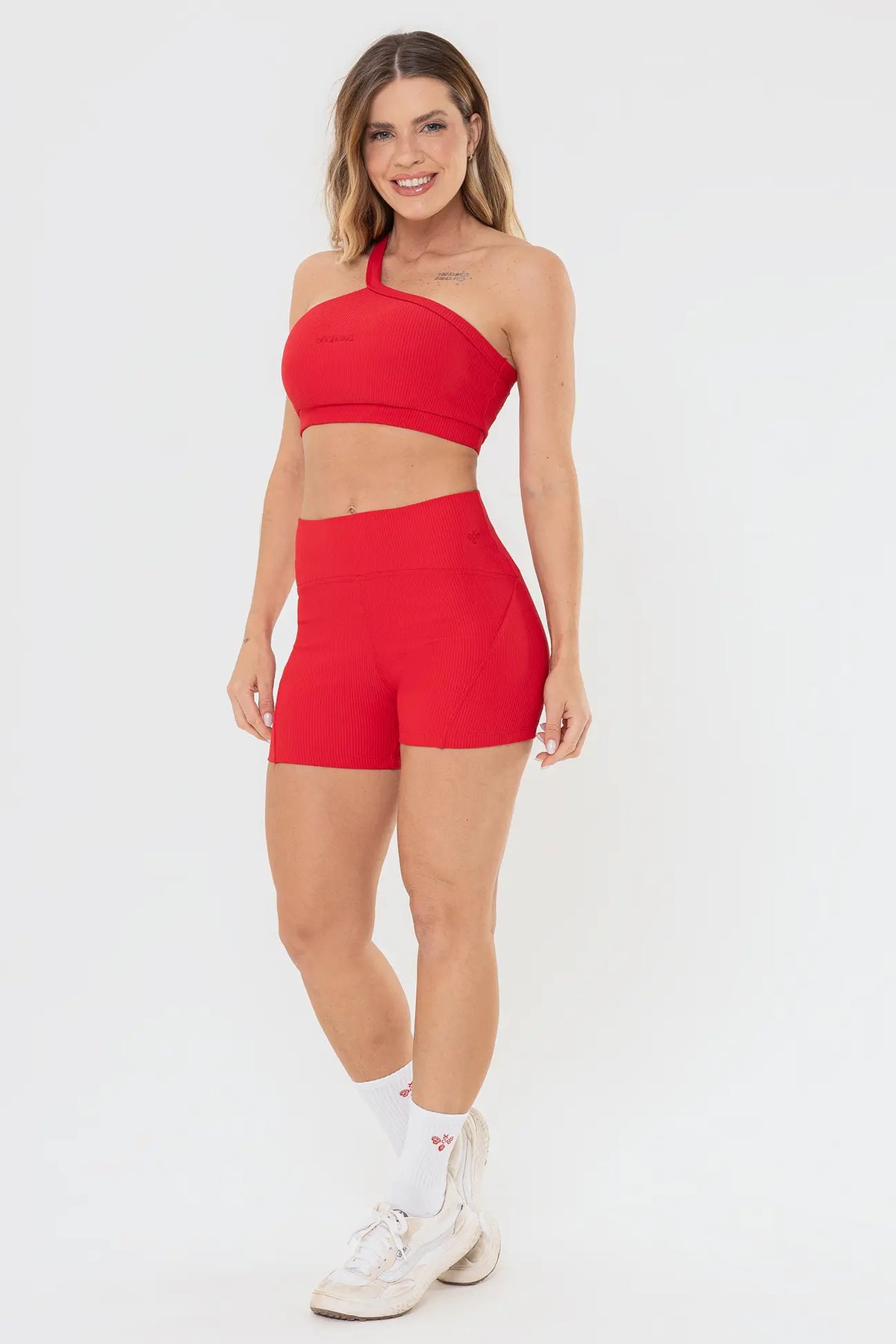 Shorts Lotus 2.0 Vermelho Canelado