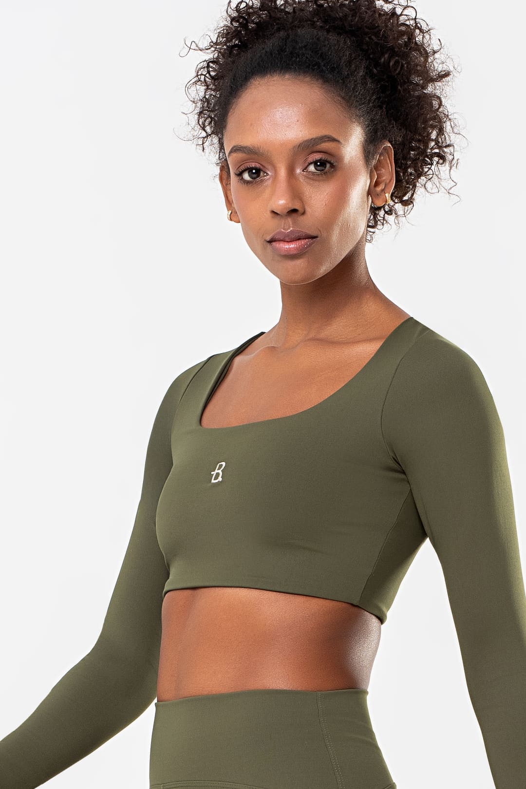 Cropped Lótus Verde Exército