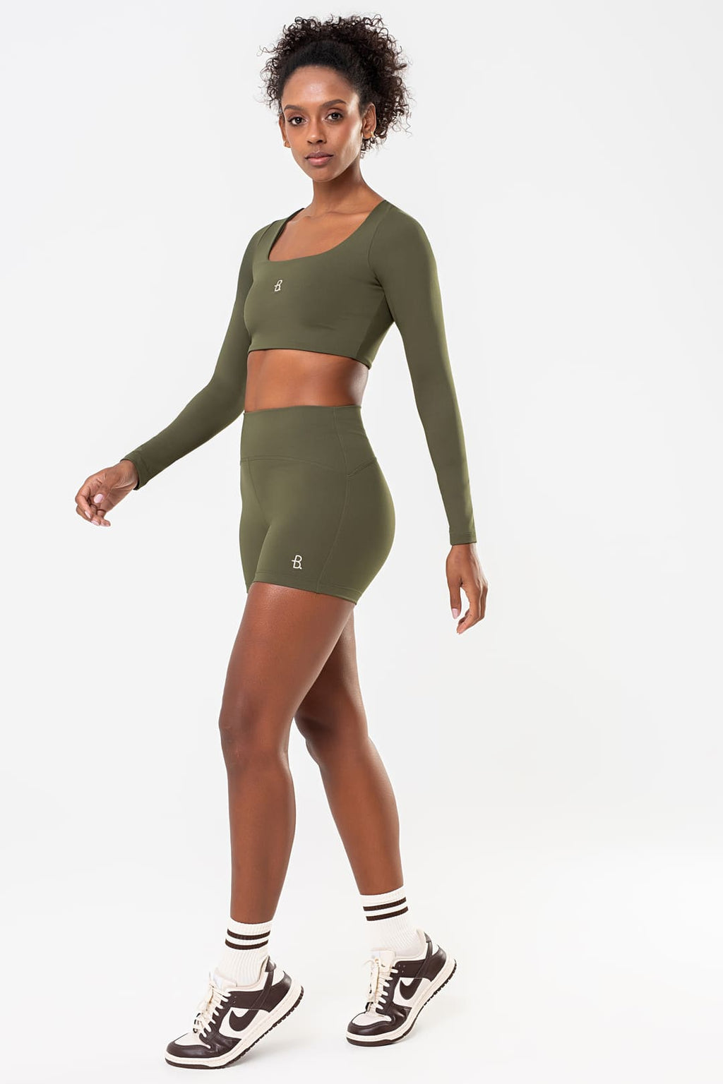 Cropped Lótus Verde Exército