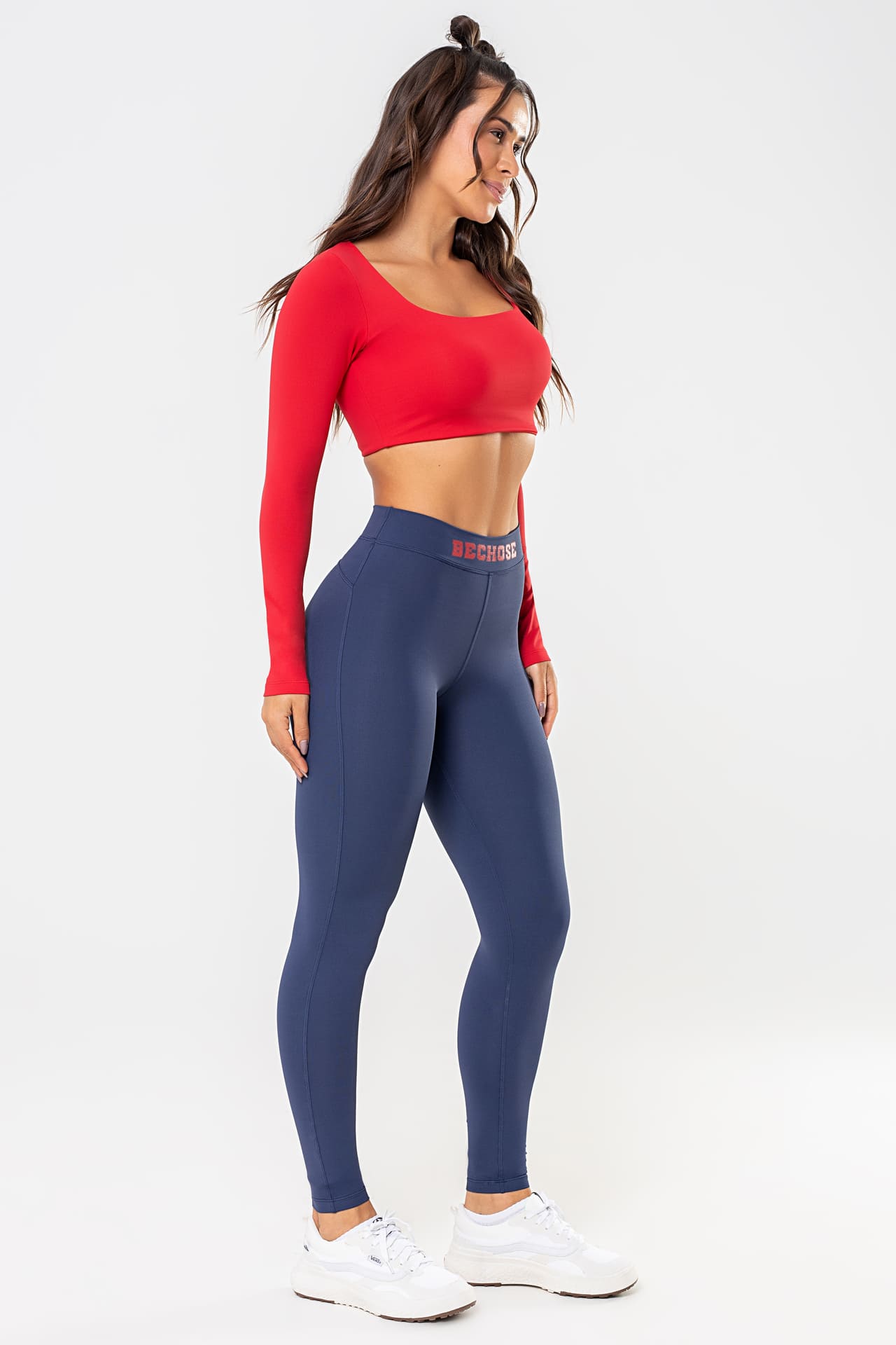 Cropped Lótus Vermelho College