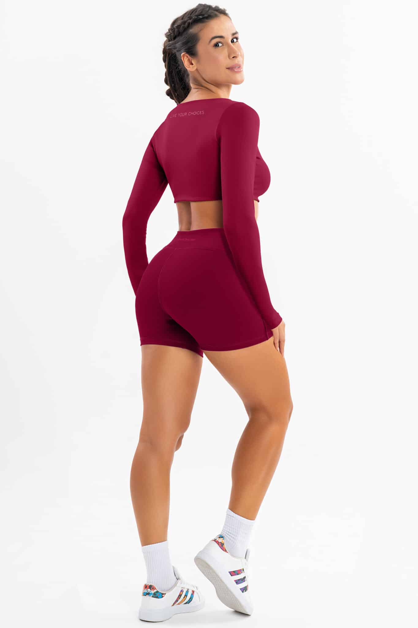 Shorts Jasmim Bordô