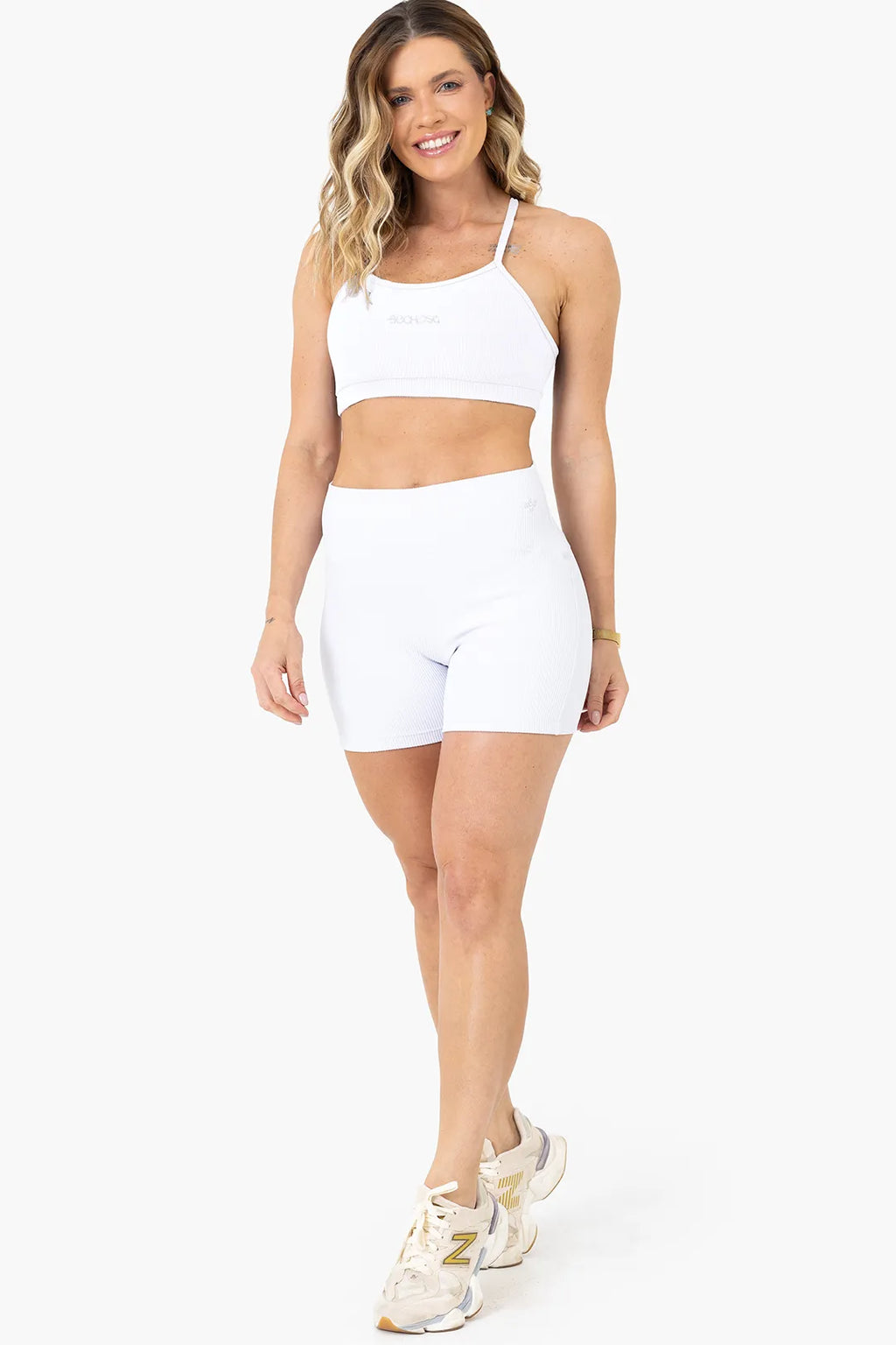 Shorts Lotus Branco Canelado