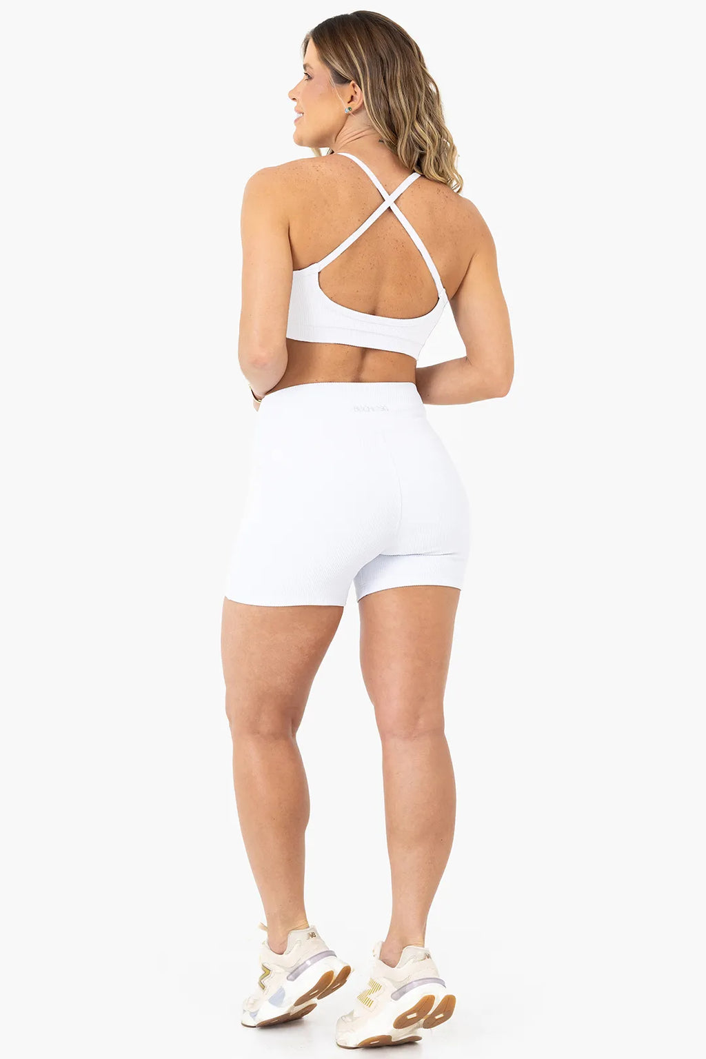 Shorts Lotus Branco Canelado
