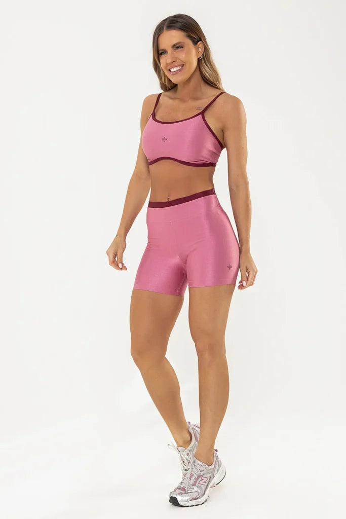 Top Girassol Rose Glow