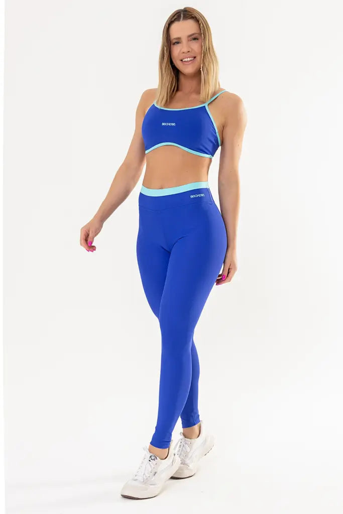 Top Girassol  Azul Bic / Azul Celeste