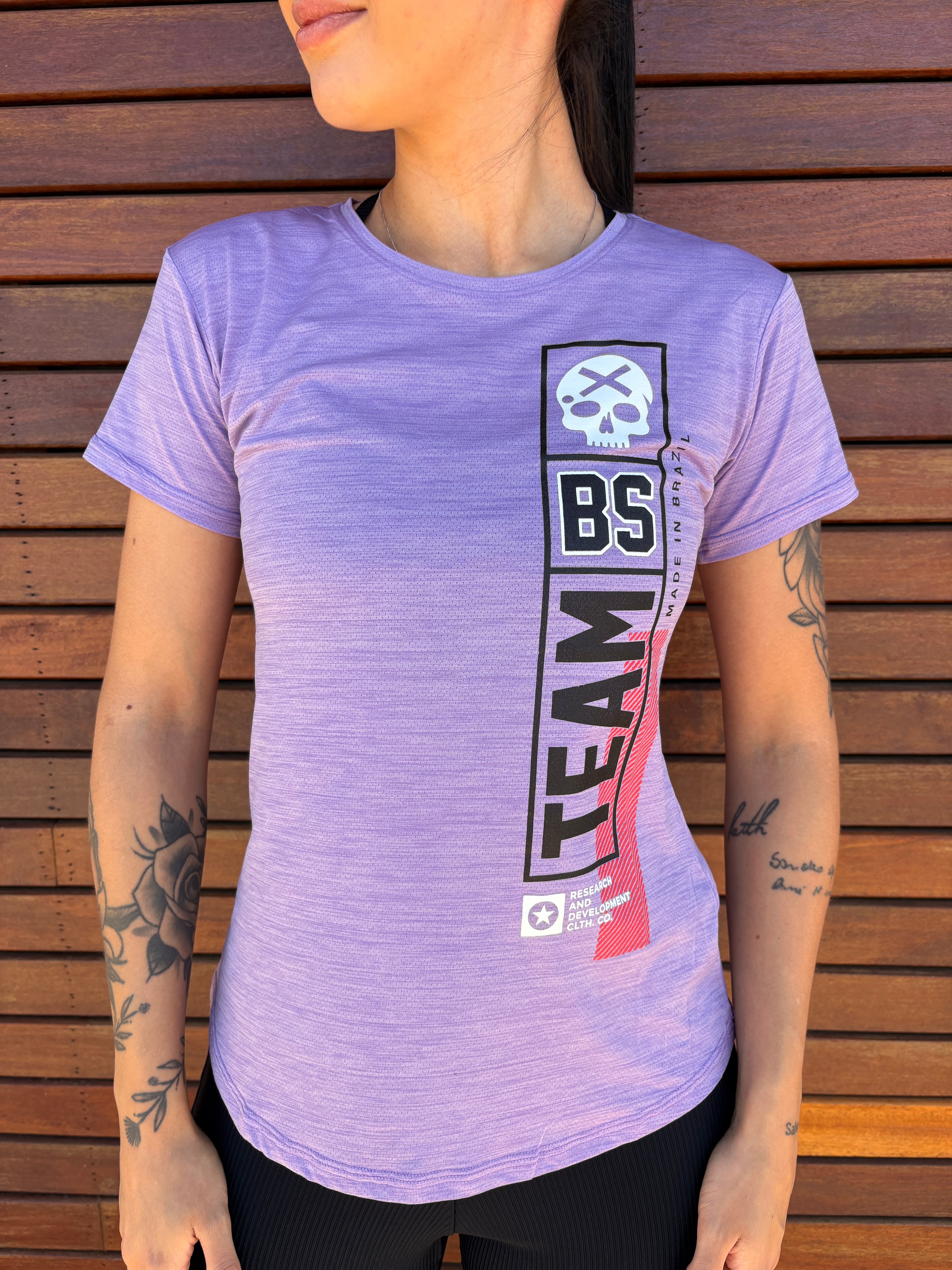 Camiseta Fem Tem BS 23 - Roxo