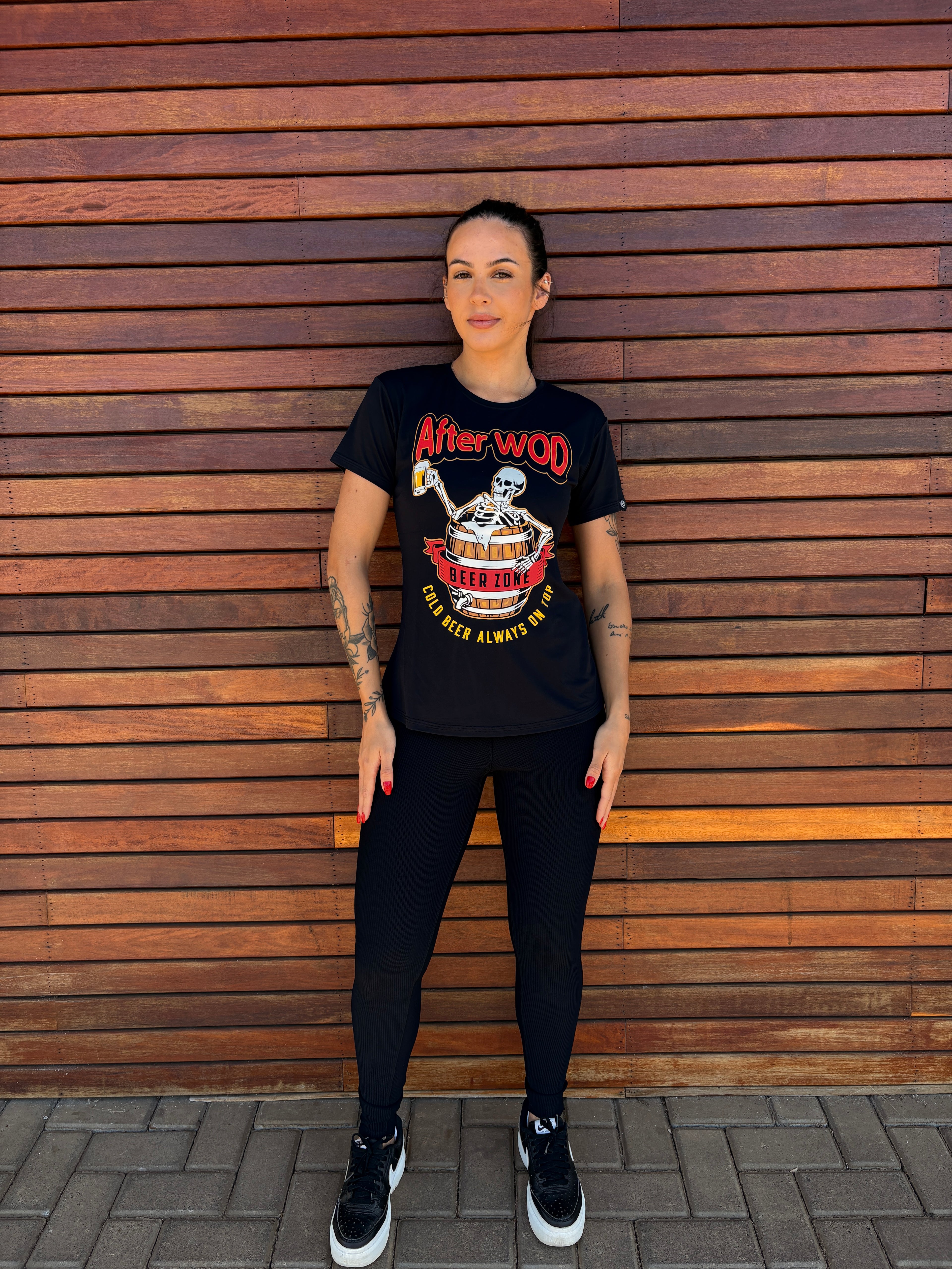 Camiseta Fem BS After Wod - Preto