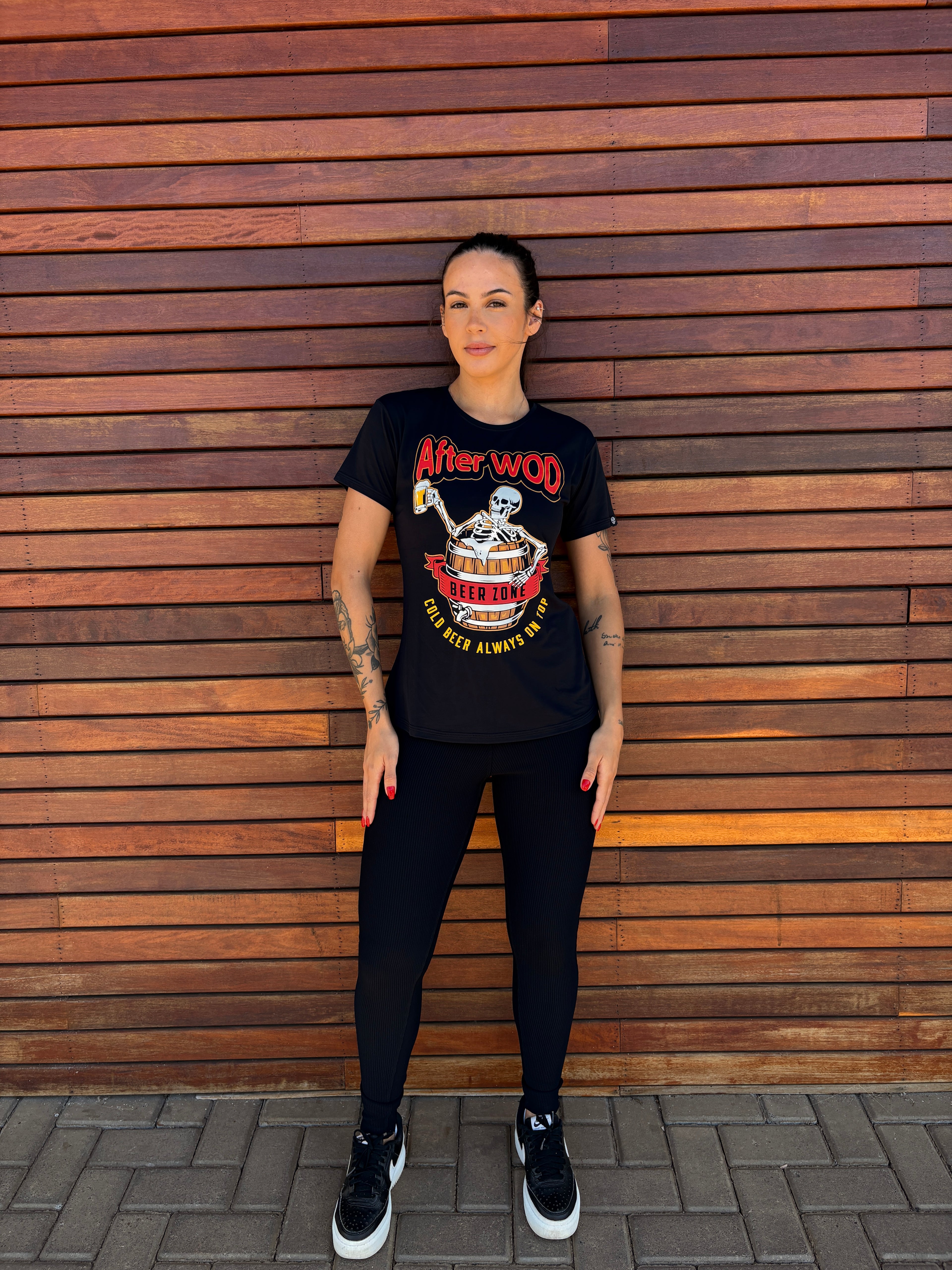 Camiseta Fem BS After Wod - Preto