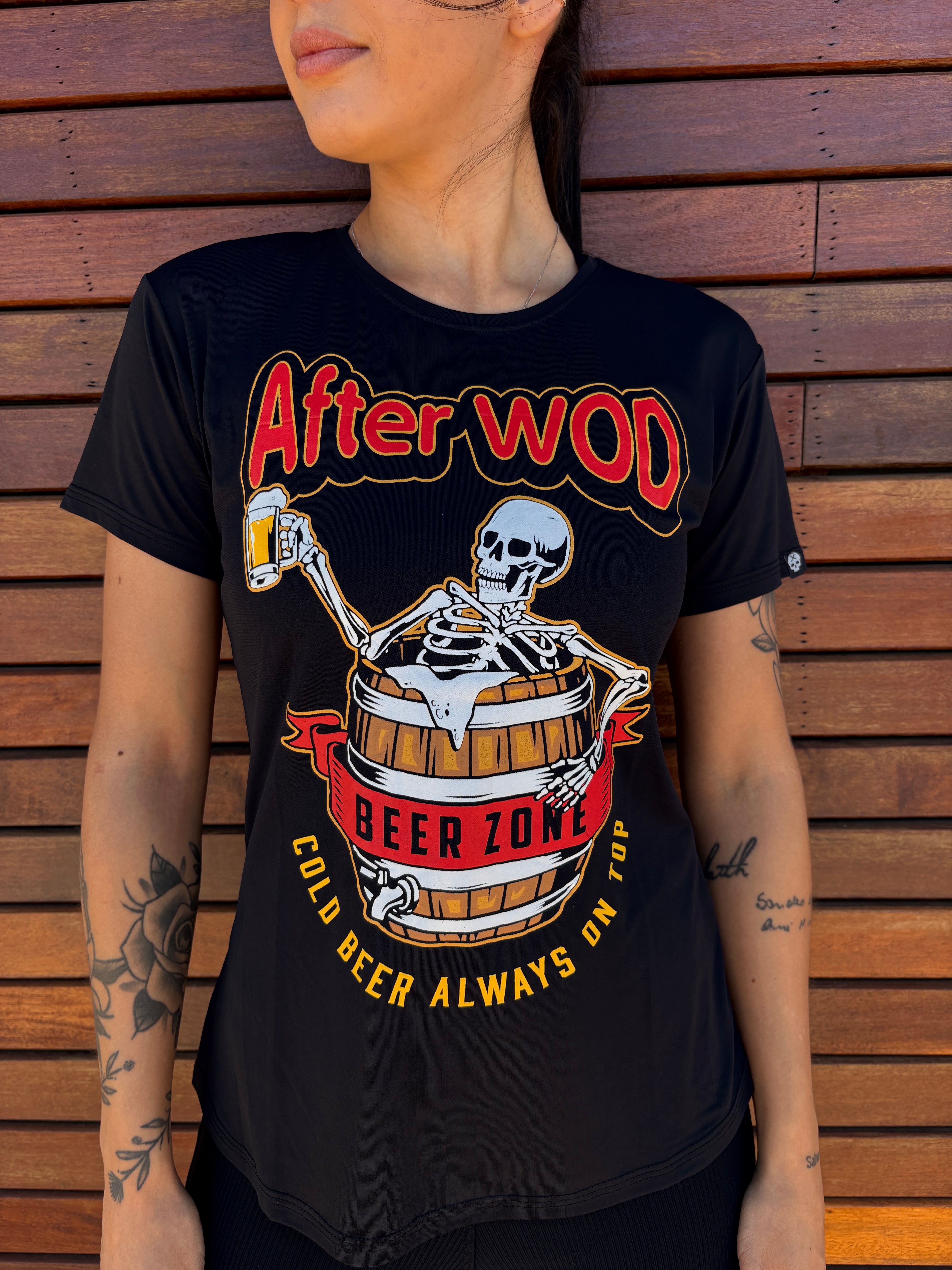 Camiseta Fem BS After Wod - Preto