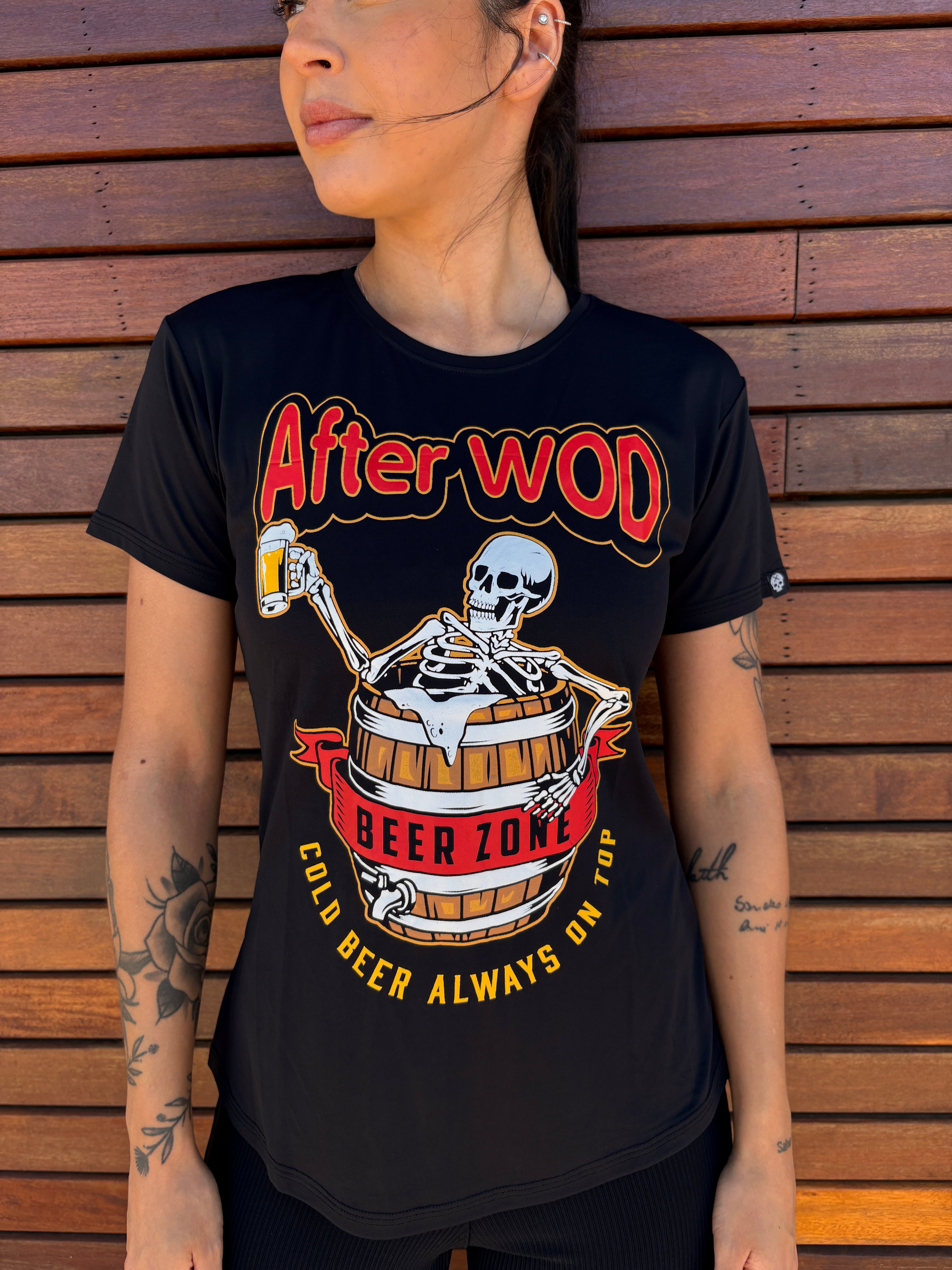 Camiseta Fem BS After Wod - Preto