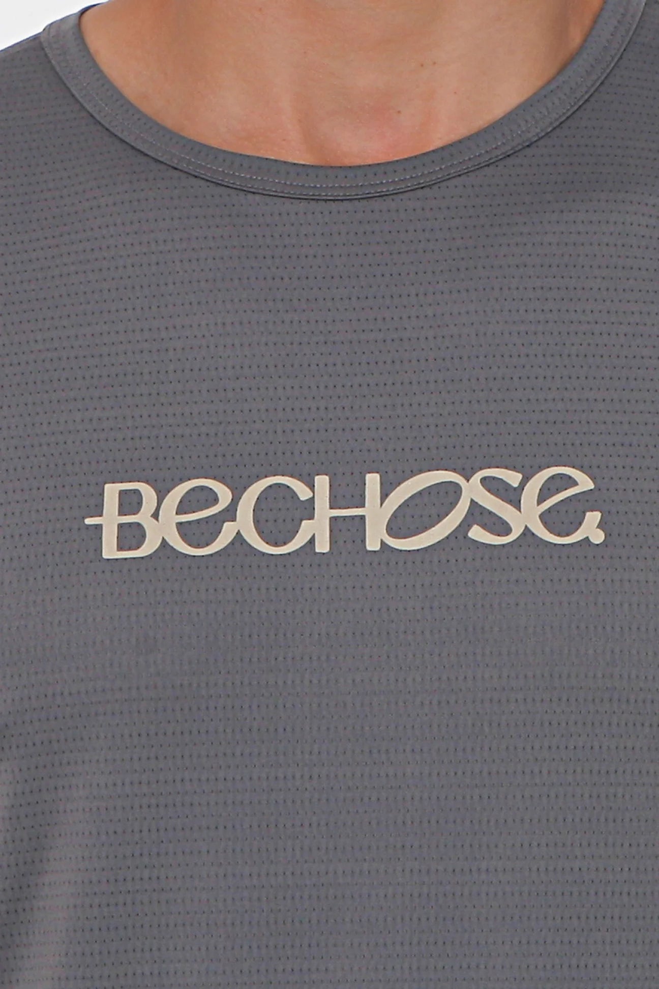 Camiseta Dry Bchose Chumbo / Bege