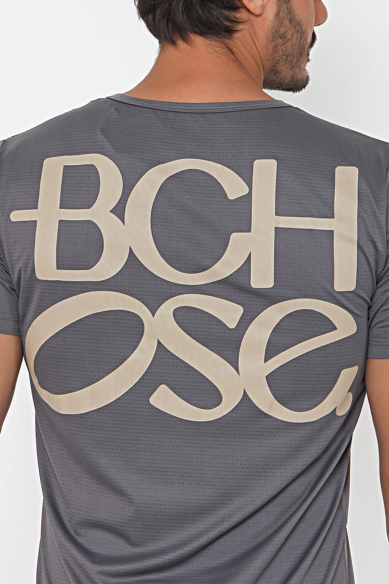 Camiseta Dry Bchose Chumbo / Bege