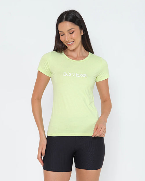 Blusa Dry Bchose Verde e Branco