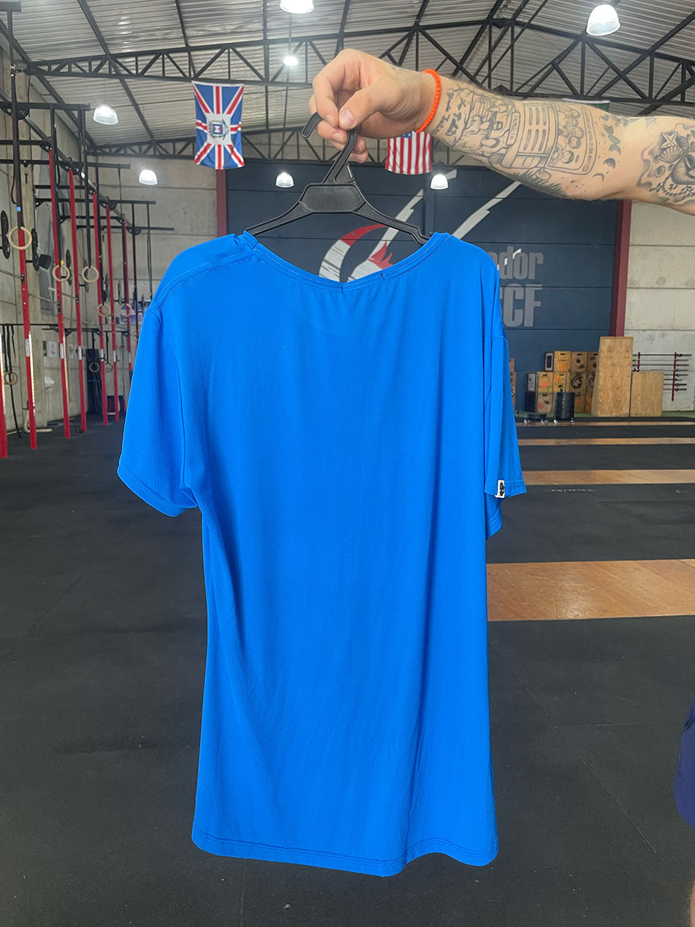 Camiseta Fem BS Cav Amarela - Azul