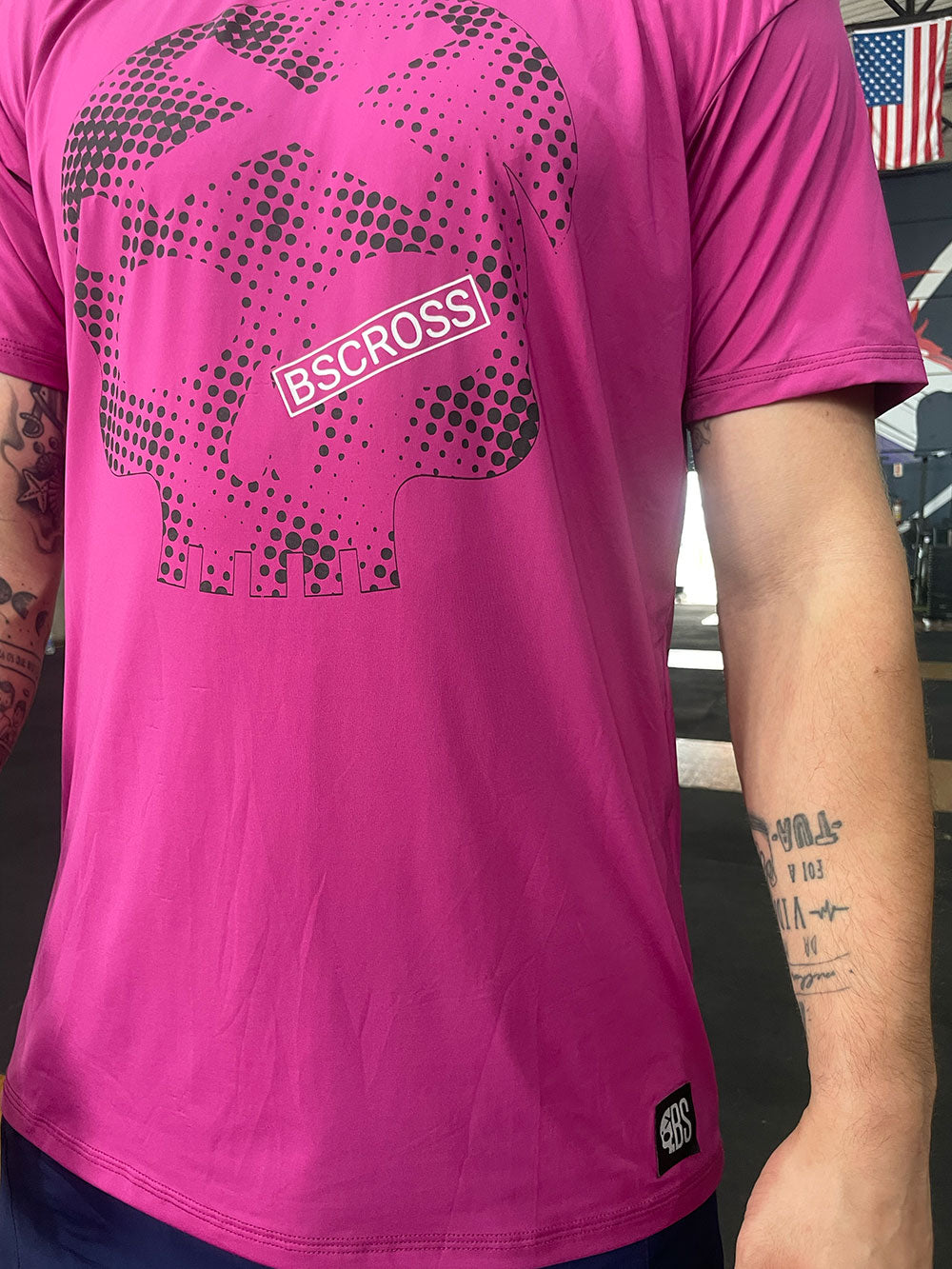 Camiseta Masculina BS Skull - Vinho