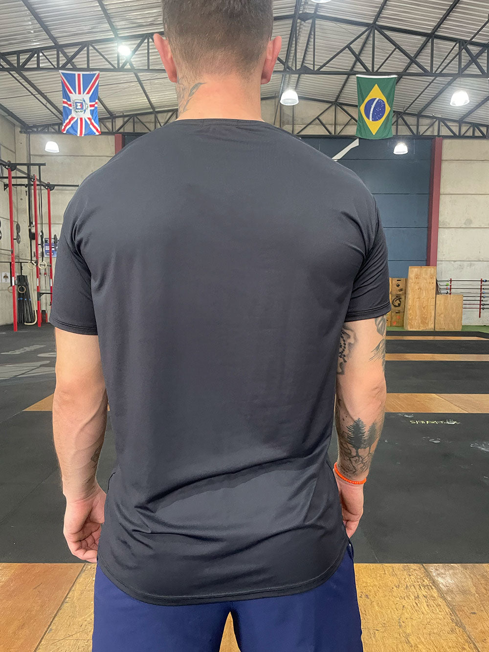 Camiseta Masculina BS Caveira Colorida - Preto