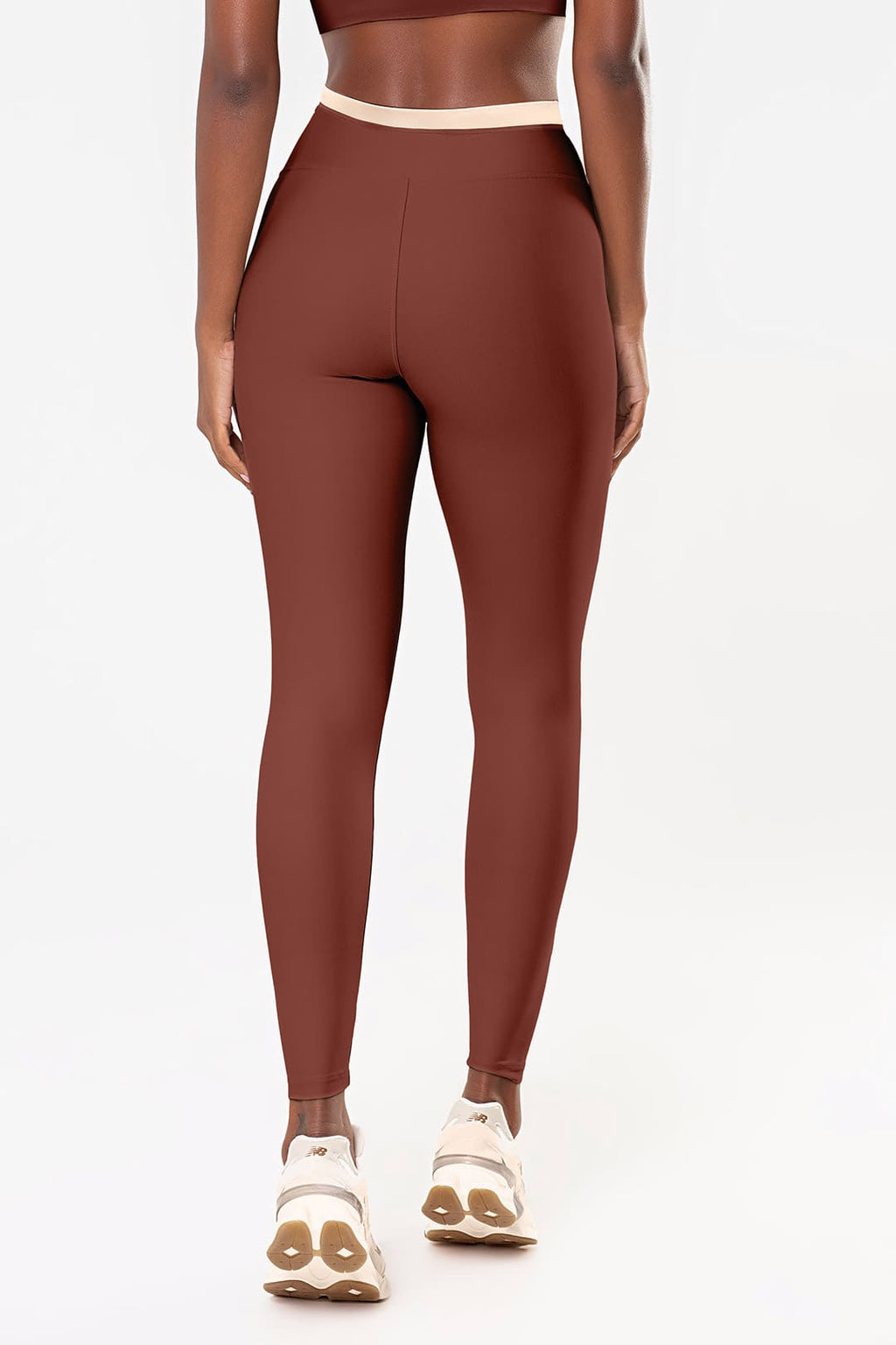 Legging Amarilis Marrom / Cream