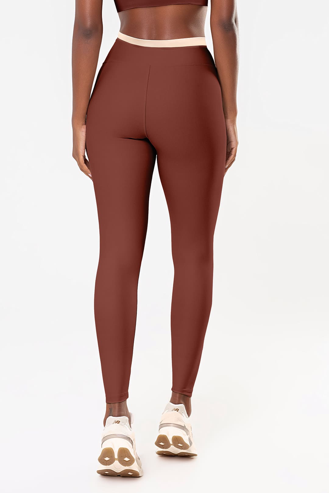 Legging Amarilis Marrom / Cream