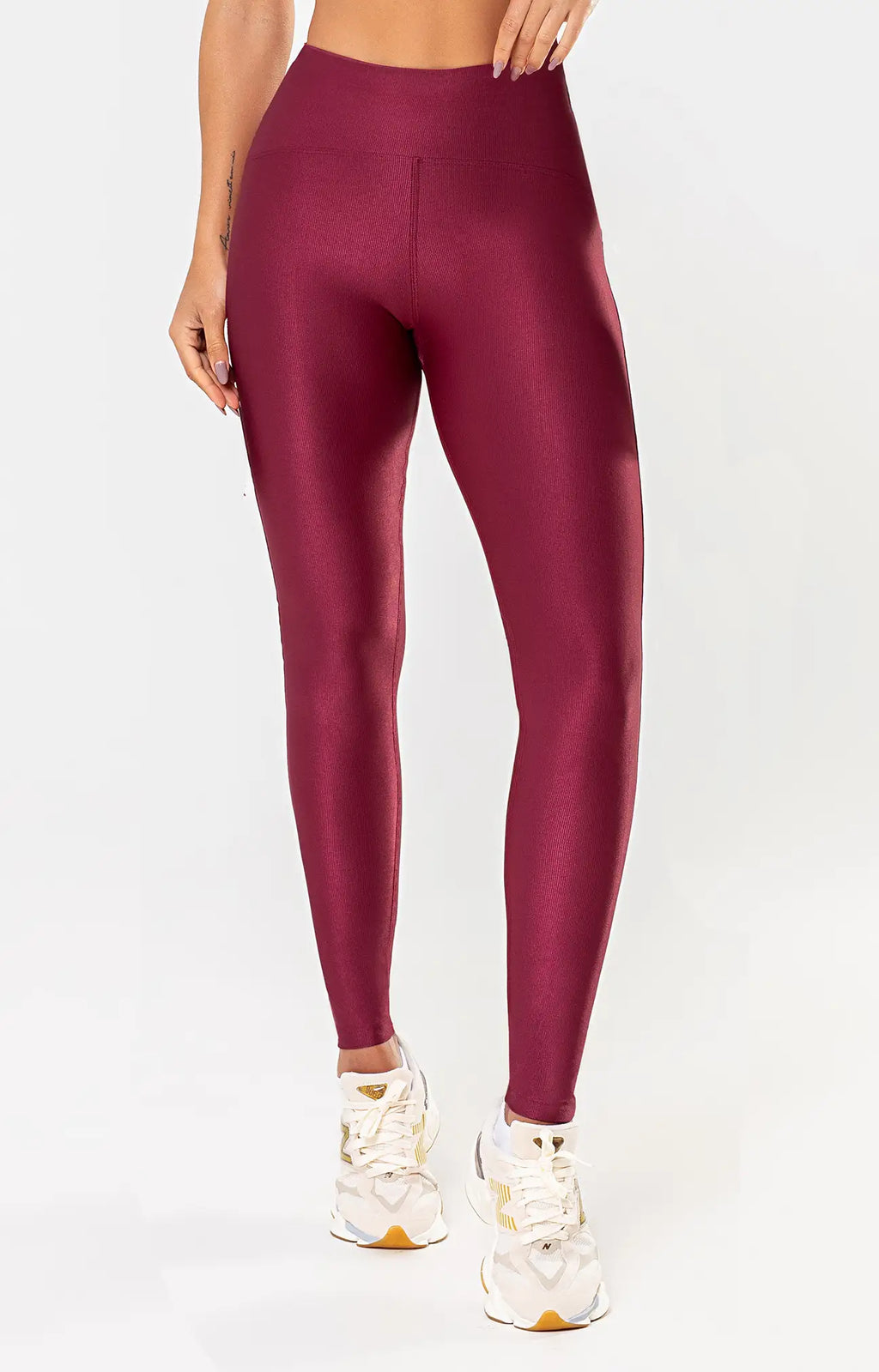 Legging Lótus Bordô Glow