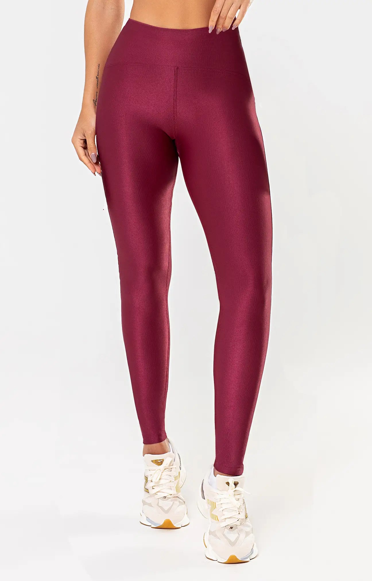 Legging Lótus Bordô Glow