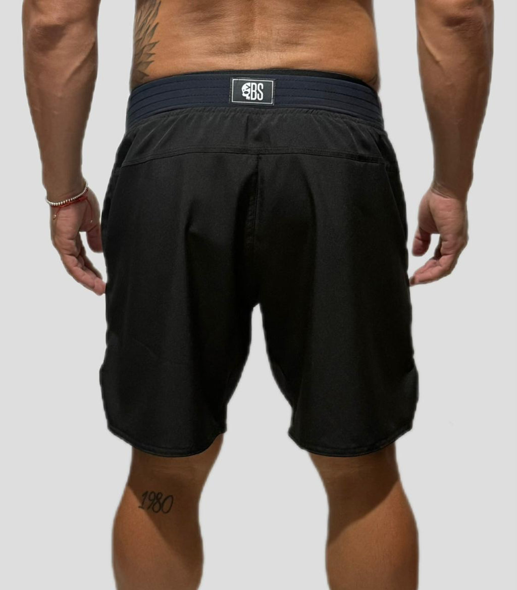 Shorts Masc Tactel Cós Estreito - Preto