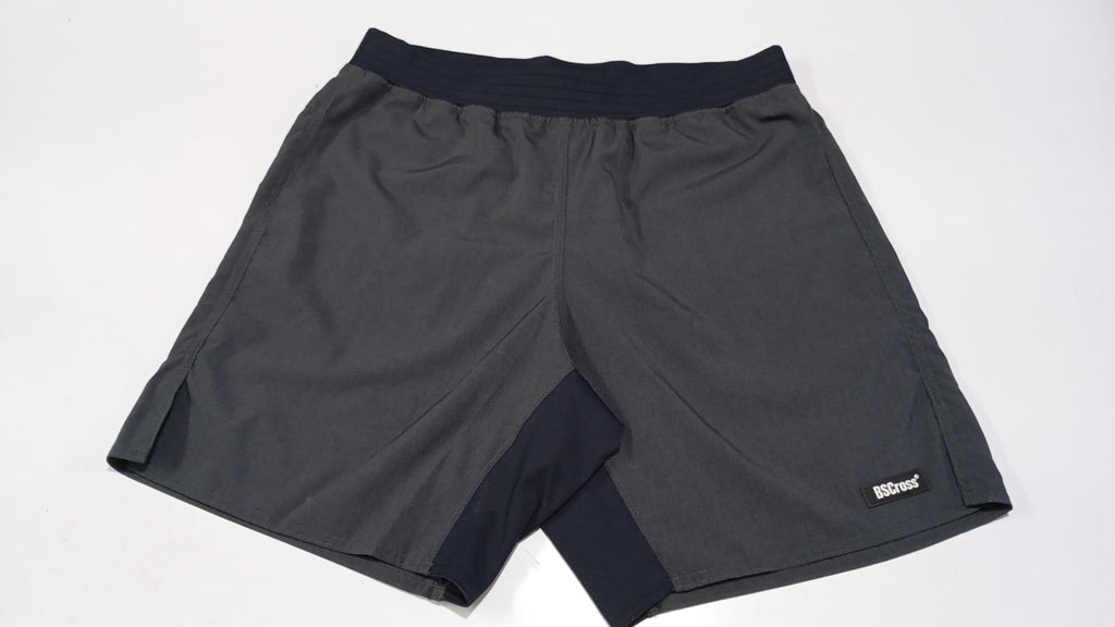Shorts Masc Tactel Cós Estreito - Chumbo