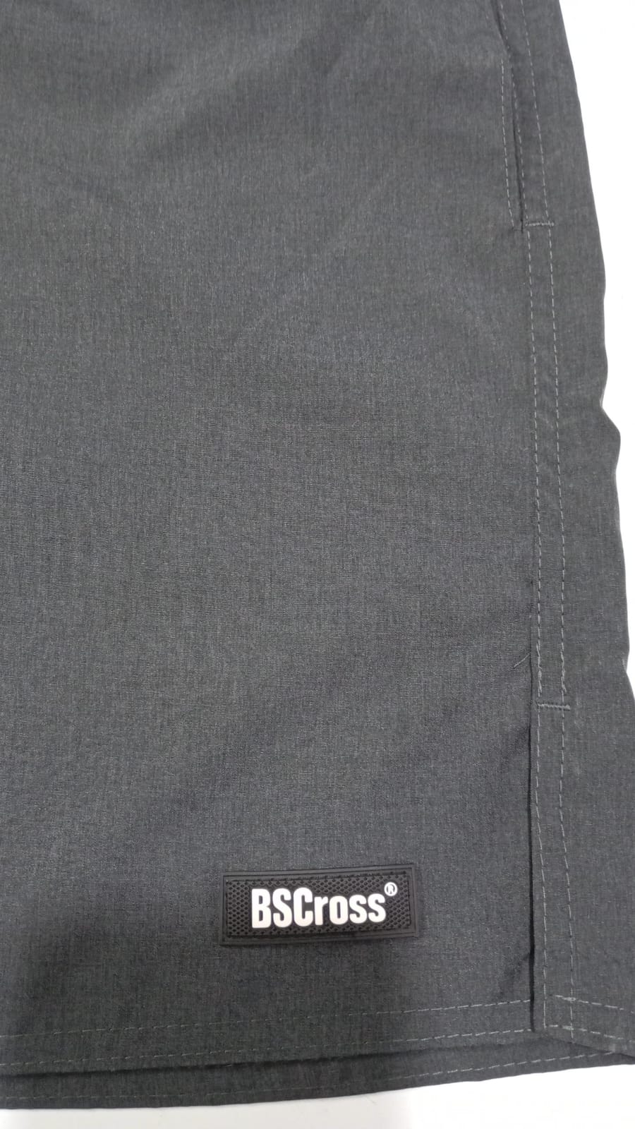 Shorts Masc Tactel Cós Estreito - Chumbo