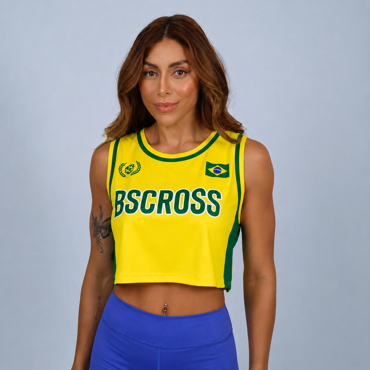 Cropped Copa Amarelo