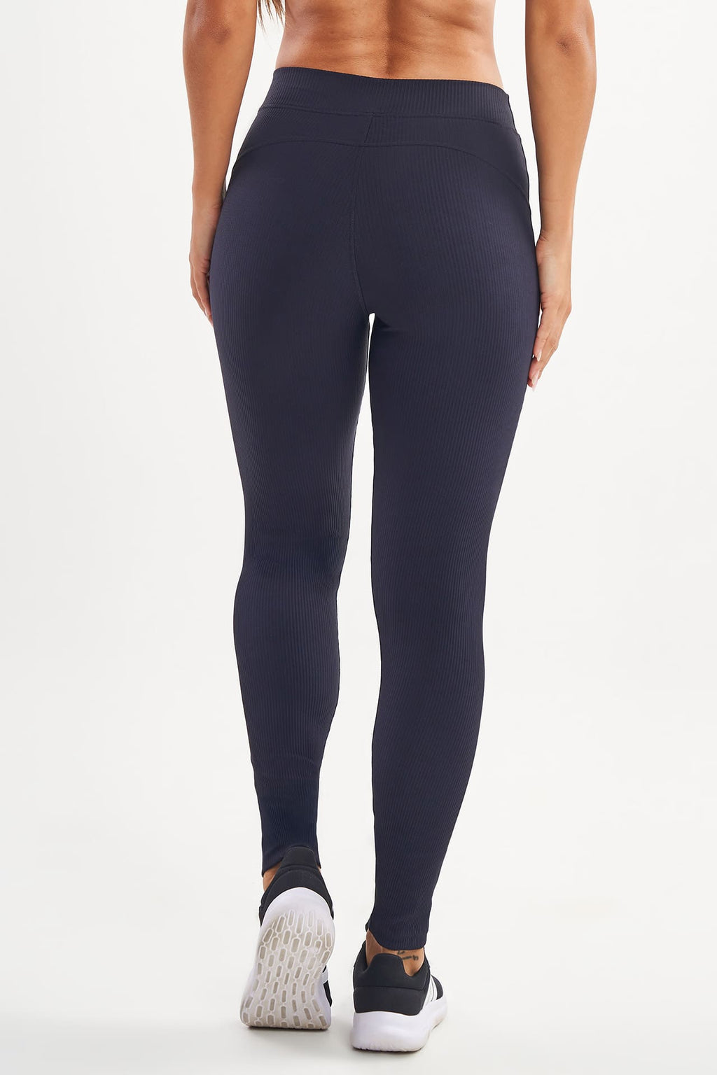 Legging Peônia Preto Canelado