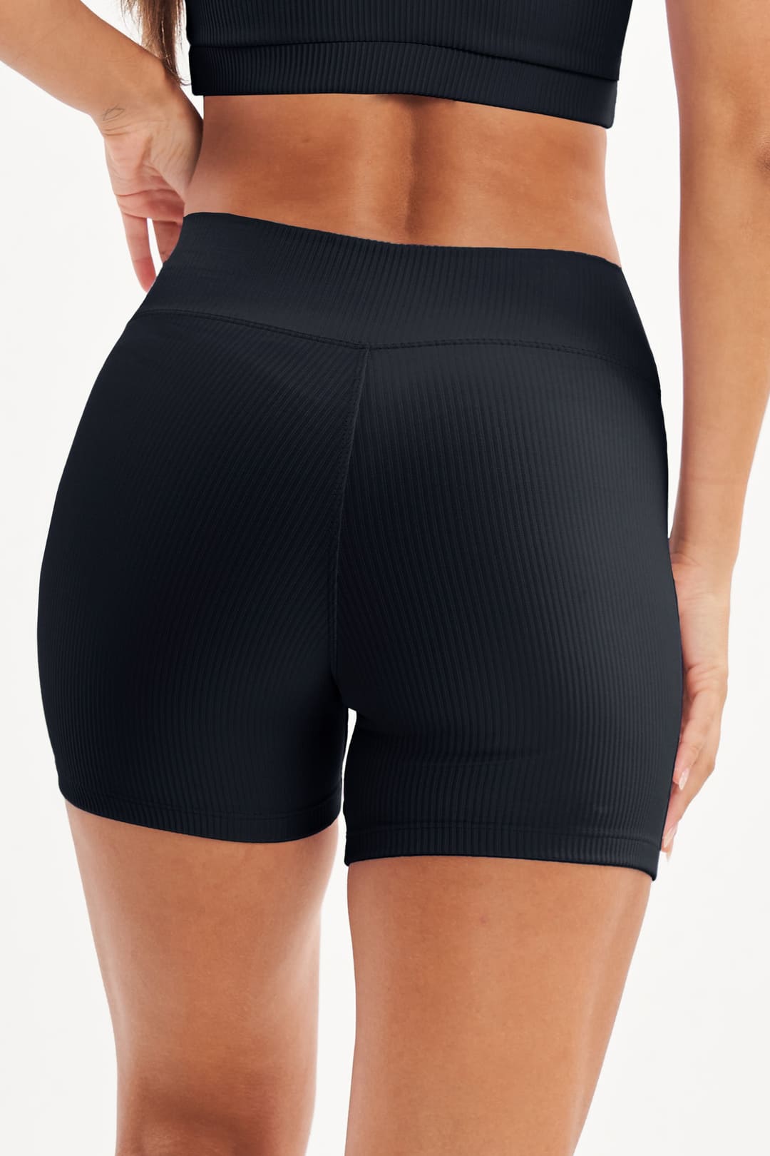 Shorts Perpétua Preto Canelado