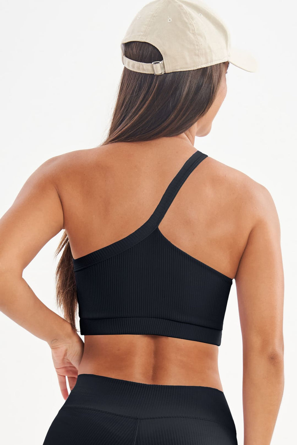 Top Peônia Preto Canelado