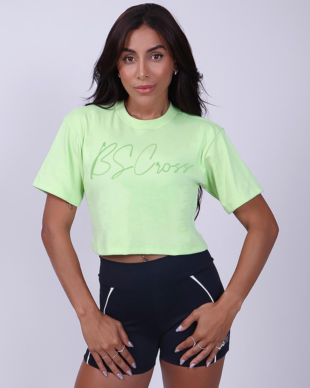 Cropped Oversize Bscross Verde
