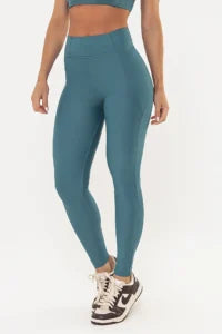 Legging Hibisco Verde Pavão