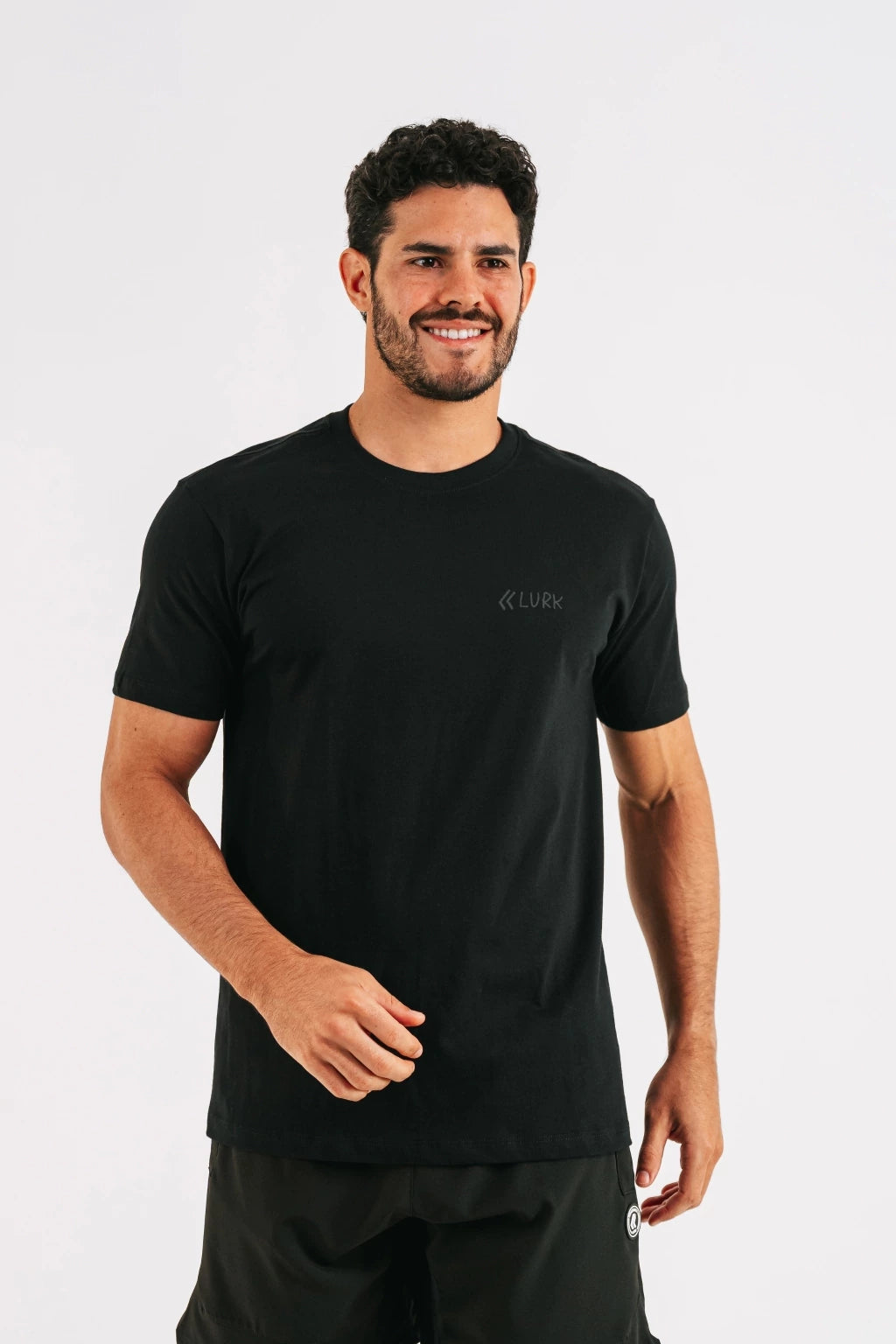 Camiseta Algodão Logo Preta Lurk