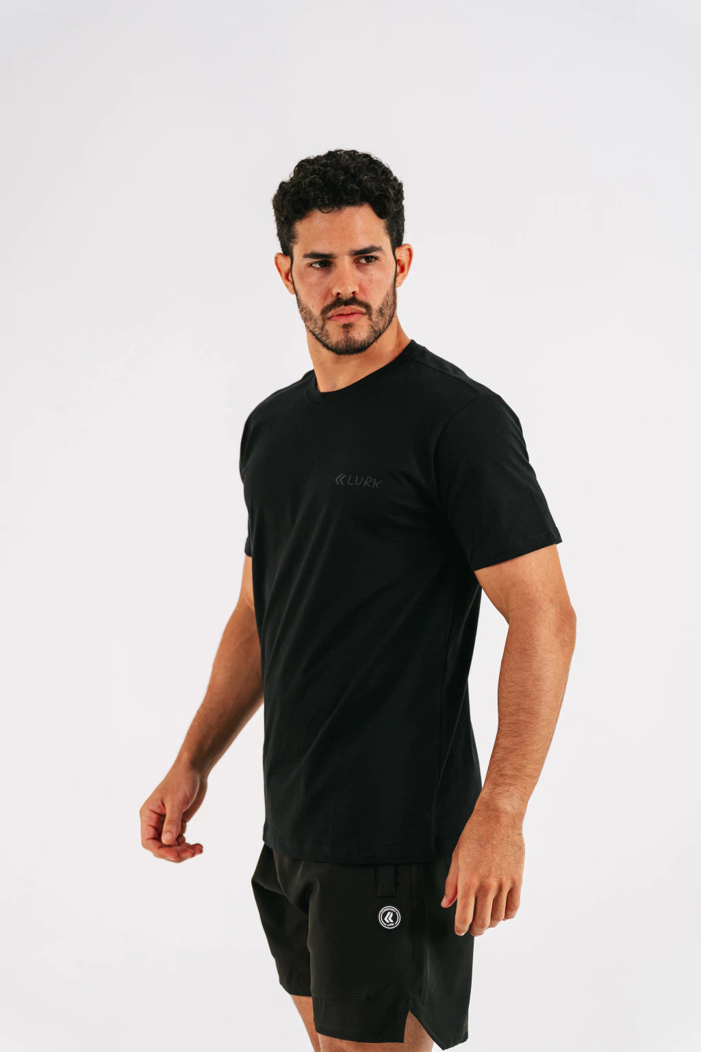 Camiseta Algodão Logo Preta Lurk