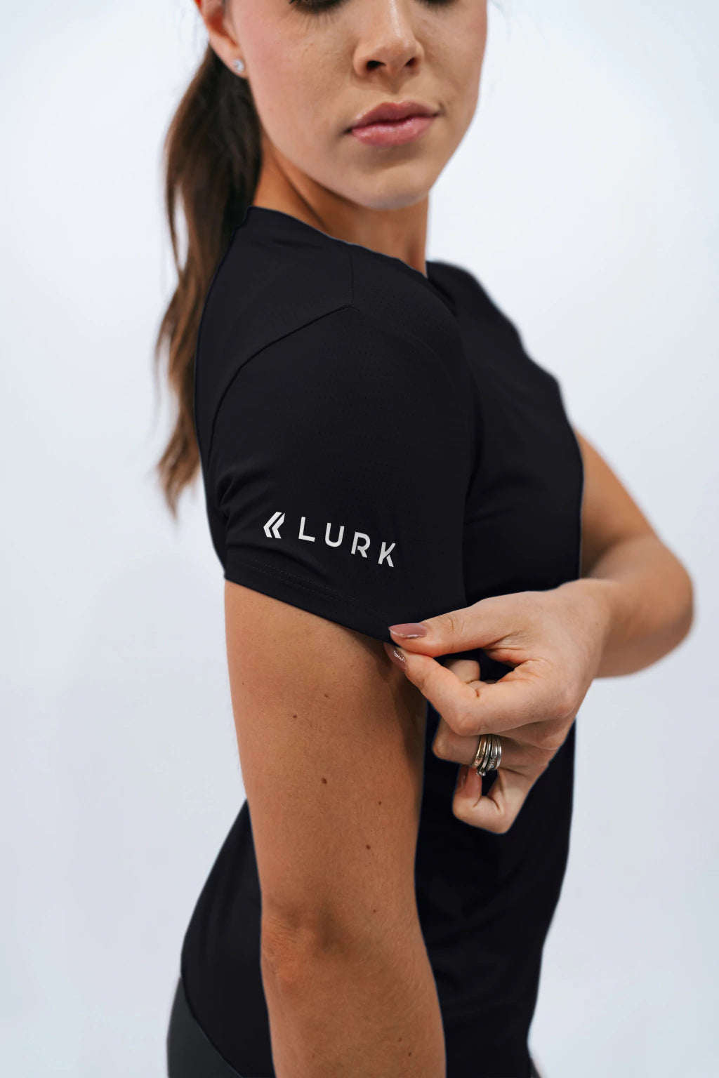 Camiseta Feminina Dry Poliamida Preta