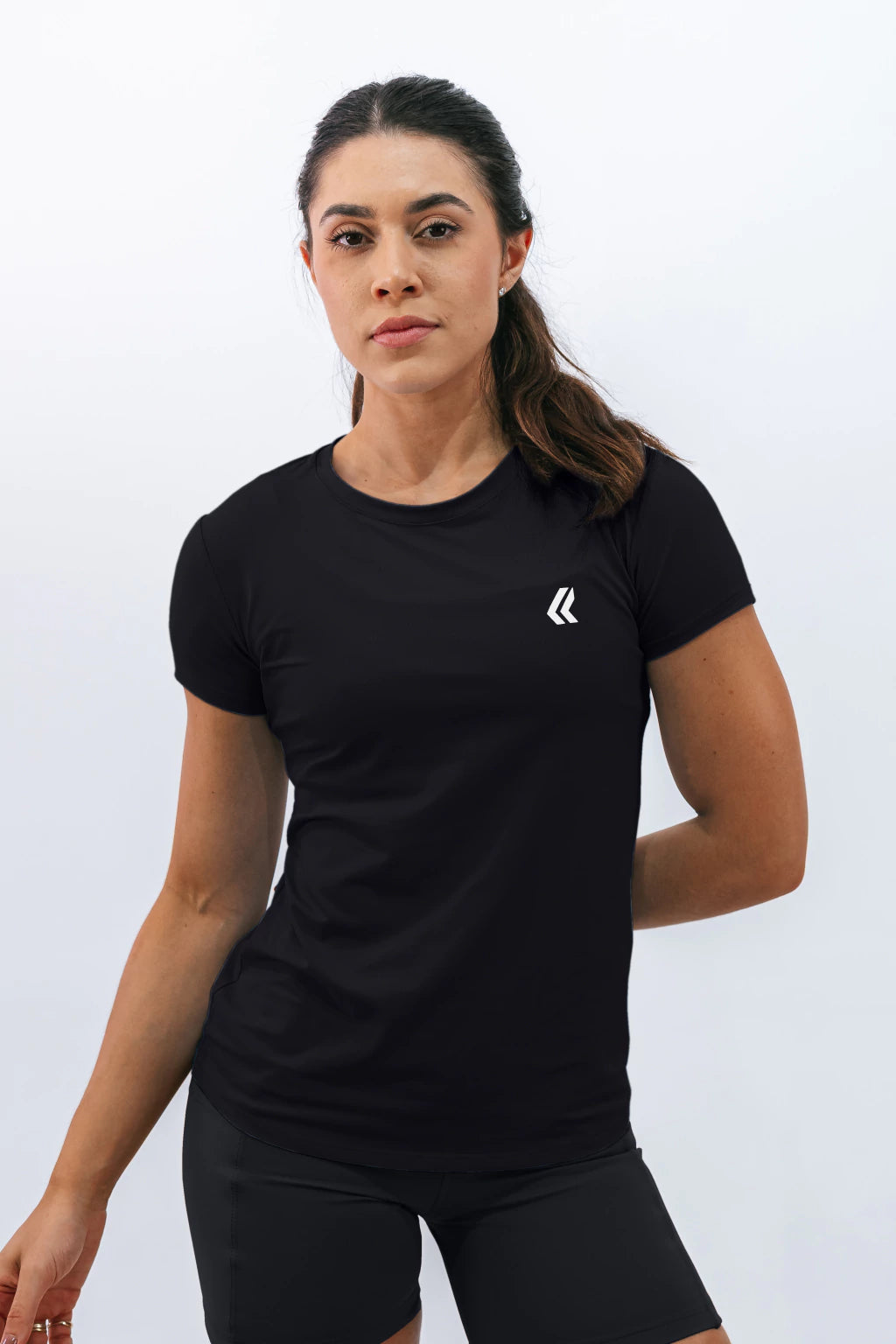 Camiseta Feminina Dry Poliamida Preta