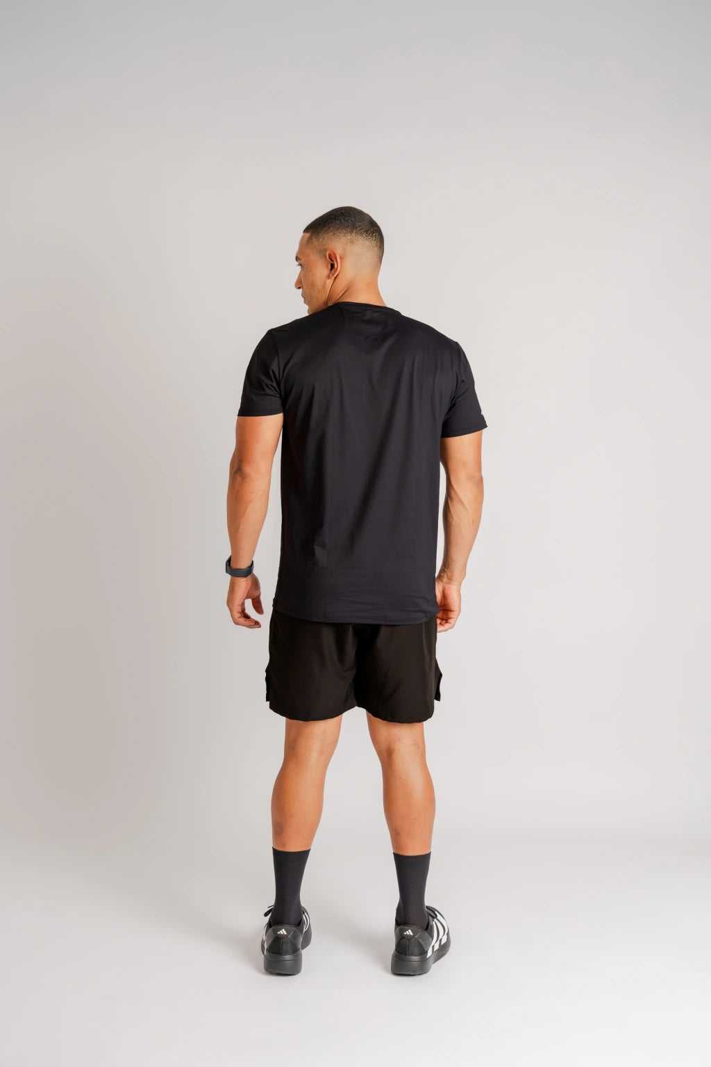 Camiseta Performance Preta/Prata Lurk